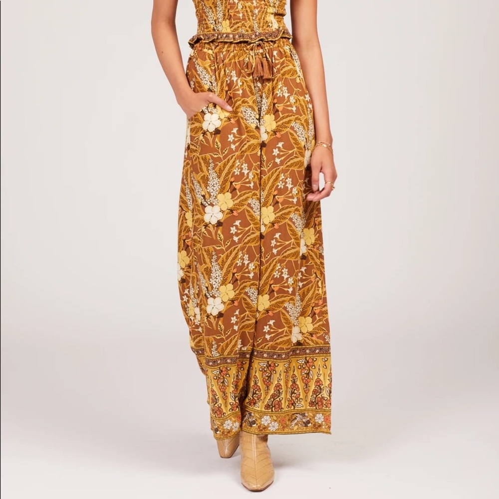Spell Bianca Wide Leg Pants in Earth - Picture 9 of 16
